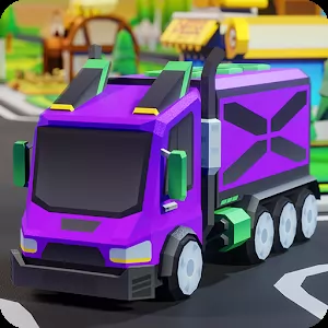 City Builder Pickup And Delivery [Free Shopping] - Unusual and addicting city-building simulator
