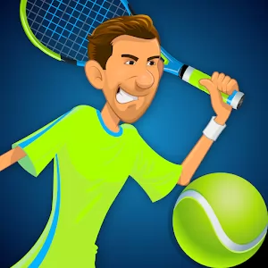 Stick Tennis [unlocked] - Dynamic and interesting sports arcade
