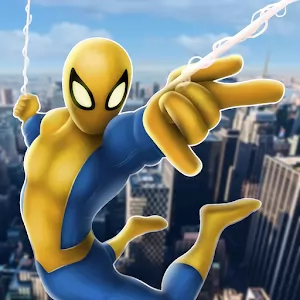 Spider Hero: Супергерой против городских банд [Без рекламы] - Зачищайте улицы города от бандитов