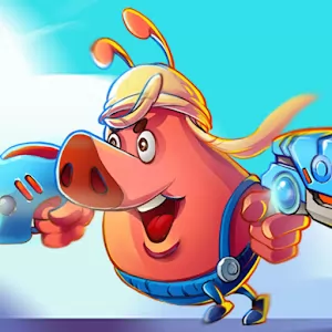 Pig Hero [Бесплатные покупки/без рекламы] - Увлекательная аркада с механикой культовой Angry Birds