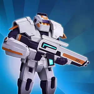 Loot Legends Robots vs Aliens - Fight against aliens in a bright shooter game with roguelike elements