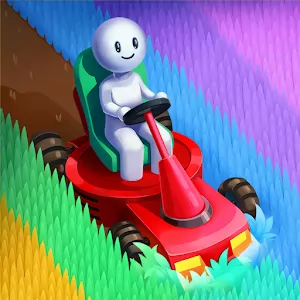 Mow My Lawn Cutting Grass [Adfree] - A colorful timekiller with a relaxing atmosphere