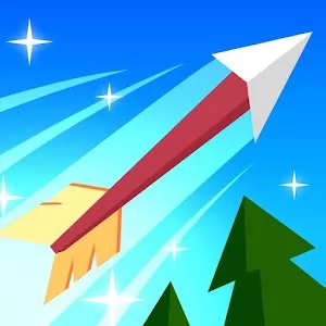 Flying Arrow [Mod Money/Adfree] - A colorful and addictive arcade game in the timekiller format