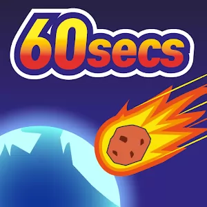 Meteor 60 seconds [unlocked/Adfree] - A fun arcade game with a touch of madness