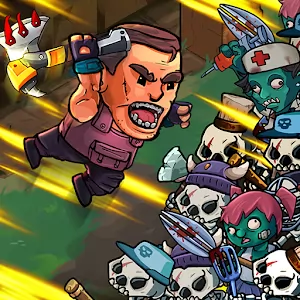 Zombie idle City defense [Mod Money] - Colorful zombie clicker shooter