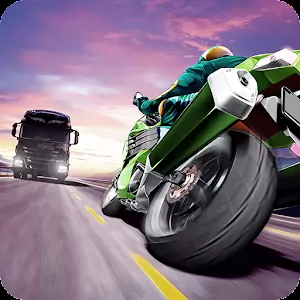 Traffic Rider [Много денег] - Мотогонки от создателей Traffic Racer