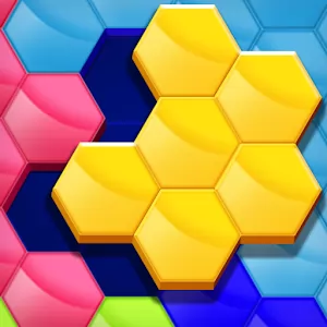 Hexagon Match [Бесплатные покупки/без рекламы] - Красочная и интересная головоломка с пазлами
