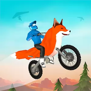 Airborne Motocross [Free Upgrades] - Dynamic and bright arcade race on a bike