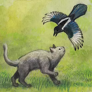 Milo and the Magpies - Интересно иллюстрированная головоломка о приключениях котика