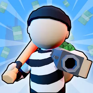 Theft City [Много денег/бесплатные покупки/без рекламы] - Забавный и лаконичный аркадный симулятор вора