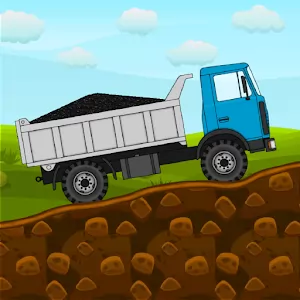 Mini Trucker [Mod Money] - Автомобильный 2D симулятор с перевозкой грузов