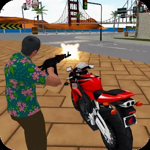 Vegas Crime Simulator [Mod Money] - حركة من منظور الشخص الثالث مع عالم مفتوح ومواجهة بين العصابات