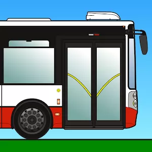 City Bus Driving Simulator 2D - coach driver sim [Unlocked/без рекламы] - Роль водителя автобуса в аркадном симуляторе