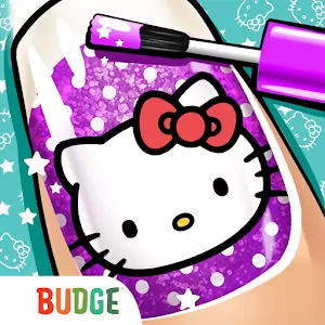 Hello Kitty Nail Salon [unlocked] - Colorful arcade game for kids in the style of a nail salon