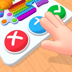 Fidget Toys Trading Pop It 3D [Adfree] - Excellent anti-stress arcade game with bright design