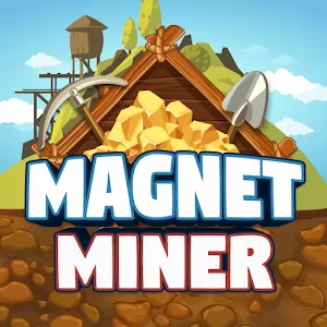 Magnet Miner [Без рекламы] - Добыча золота в увлекательном кликере