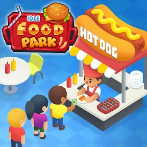 Idle Food Park Tycoon [Без рекламы] - Развитие кулинарного бизнеса в Idle-симуляторе
