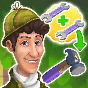 Merge Cases Young Sherlock [Free Shopping] - Detective puzzle with merge mechanics