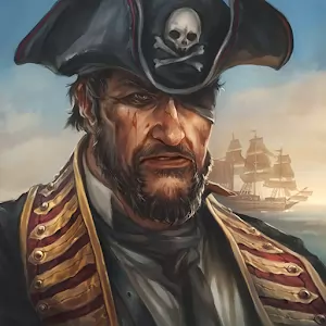 The Pirate: Caribbean Hunt [Mod money] [Mod Money] - Pirate battles in the Caribbean Sea