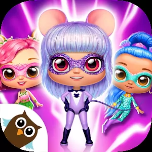 Power Girls Fantastic Heroes [Free Shopping/Mod Money] - Arcade for kids with adorable superheroines