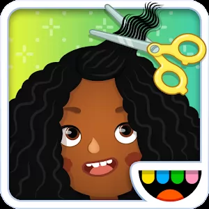 Toca Hair Salon 3 - Continuation of the arcade about the hairdresser-stylist