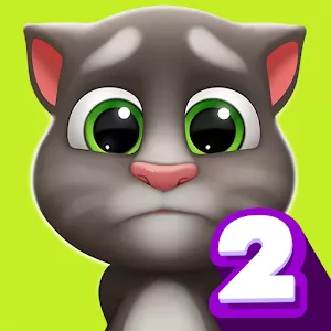 My Talking Tom 2 [Mod Money] - An updated version of the well-known Talking Tom. Now even more games and fun