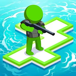 War of Rafts Crazy Sea Battle [unlocked/Free Shopping/Mod Money] - Entertaining arcade game with wall-to-wall battles