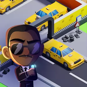 Idle Taxi Tycoon [Много денег] - Красочный аркадный симулятор с элементами кликера