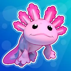 Axolotl Rush [Mod Money] - Dynamic adventure with a marine life
