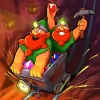 Herunterladen Gnome Diggers Gold mine games [Mod Money]