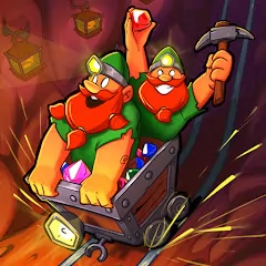 Gnome Diggers: Гном-шахтер [Много денег] - Затягивающий и простой Idle-симулятор