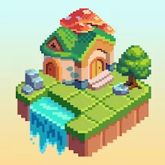 Pixel Isle Color Sandbox [много бустеров] - Color by number with pixel images