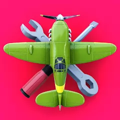 Idle Planes: Air Force Squad [Много алмазов] - Конструирование самолётов в увлекательном Idle-симуляторе