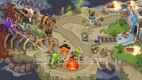 Tower Defense Fantasy King - jogos offline grátis