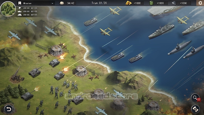 Download Call of War- WW2 Strategy Game MOD APK v0.168 for Android