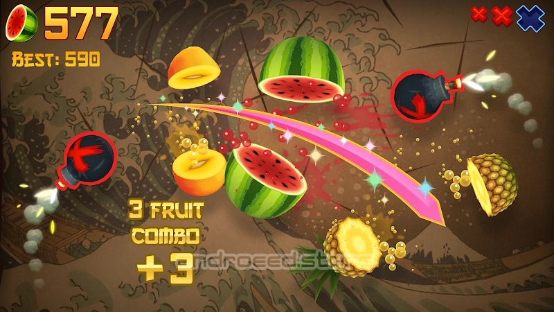 🔥 Download Fruit Ninja Classic+ 1.0.0 [Unlocked] APK MOD. Cult fruit  cutting arcade game 